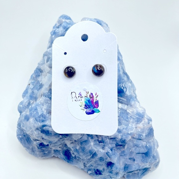 Labradorite earrings - Picture 2 of 4